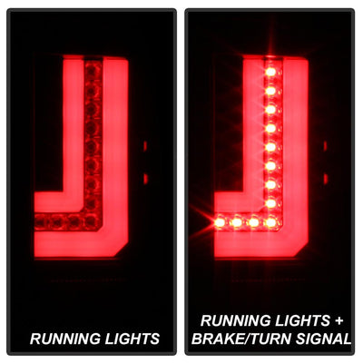 Black LED Tail Lights <br>16-18 GMC Sierra 1500 16-19 2500 HD 3500 HD