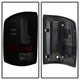 Black Smoke LED Tail Lights <br>16-18 GMC Sierra 1500 16-19 2500 HD 3500 HD