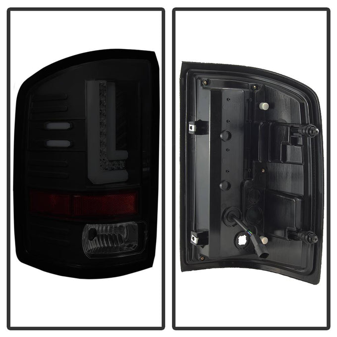 Black Smoke LED Tail Lights <br>16-18 GMC Sierra 1500 16-19 2500 HD 3500 HD