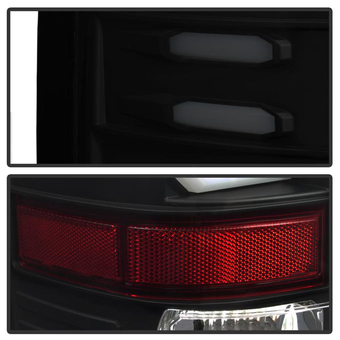 Black Smoke LED Tail Lights <br>16-18 GMC Sierra 1500 16-19 2500 HD 3500 HD