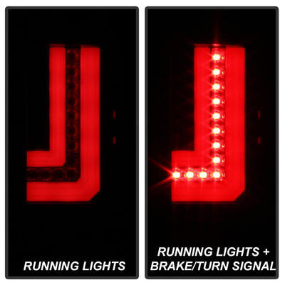 Black Smoke LED Tail Lights <br>16-18 GMC Sierra 1500 16-19 2500 HD 3500 HD