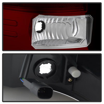 Red Clear LED Tail Lights <br>16-18 GMC Sierra 1500 16-19 2500 HD 3500 HD