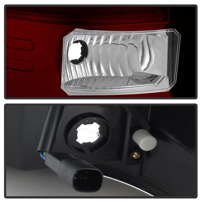 Red Clear LED Tail Lights <br>16-18 GMC Sierra 1500 16-19 2500 HD 3500 HD