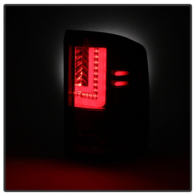 Red Clear LED Tail Lights <br>16-18 GMC Sierra 1500 16-19 2500 HD 3500 HD