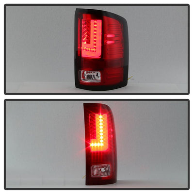Red Clear LED Tail Lights <br>16-18 GMC Sierra 1500 16-19 2500 HD 3500 HD