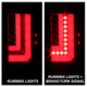 Red Clear LED Tail Lights <br>16-18 GMC Sierra 1500 16-19 2500 HD 3500 HD