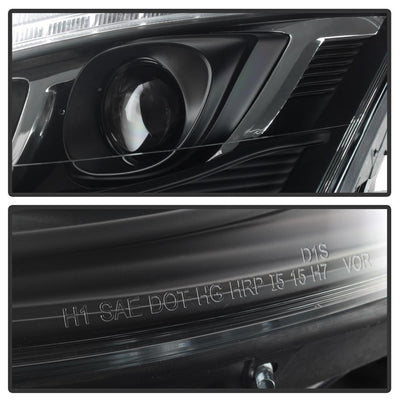DRL LED Black Projector Headlights <br>07-09 Mercedes-Benz S550 S600 S65 AMG 08-09 S63 AMG