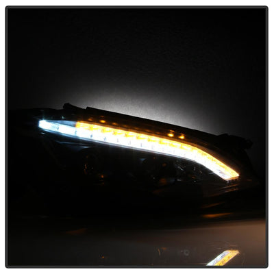 DRL LED Black Projector Headlights <br>07-09 Mercedes-Benz S550 S600 S65 AMG 08-09 S63 AMG