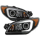 Light Bar DRL Black Projector Headlights <br>06-07 Subaru Impreza