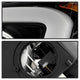 Light Bar DRL Black Projector Headlights <br>06-07 Subaru Impreza