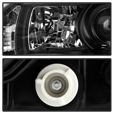 Light Bar DRL Black Projector Headlights <br>08-14 Subaru Impreza 12-14 Subaru WRX