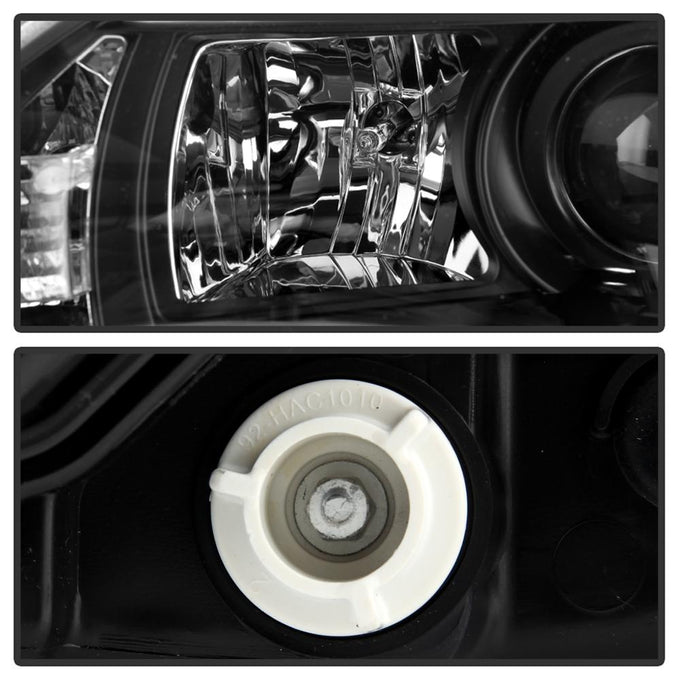 Light Bar DRL Black Projector Headlights <br>08-14 Subaru Impreza 12-14 Subaru WRX