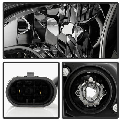 DRL LED Smoke Projector Headlights <br>11-17 Toyota Sienna