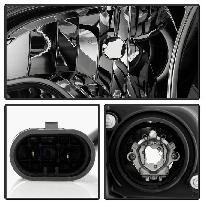 DRL LED Smoke Projector Headlights <br>11-17 Toyota Sienna