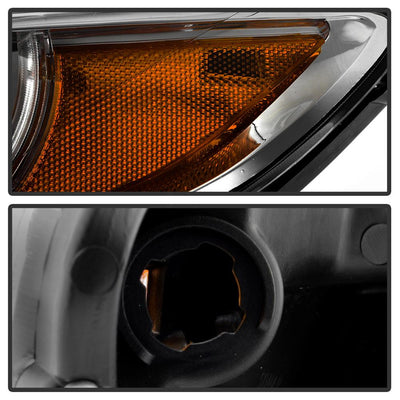 DRL LED Smoke Projector Headlights <br>11-17 Toyota Sienna