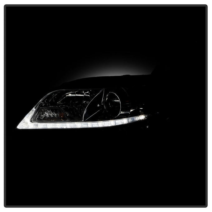 DRL LED Smoke Projector Headlights <br>11-17 Toyota Sienna