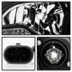 DRL LED Black Projector Headlights <br>15-19 Toyota Sienna