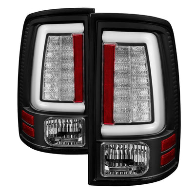 Black LED Tail Lights <br>09-18 Dodge Ram 1500 2500 3500