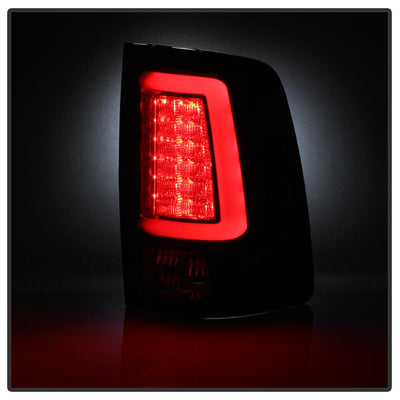 Black LED Tail Lights <br>09-18 Dodge Ram 1500 2500 3500