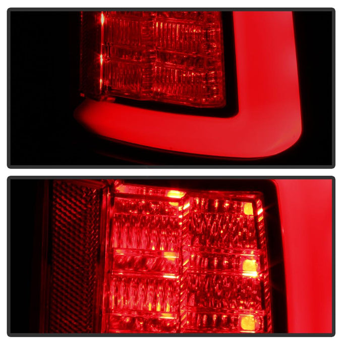 Black Smoke LED Tail Lights <br>09-18 Dodge Ram 1500 2500 3500