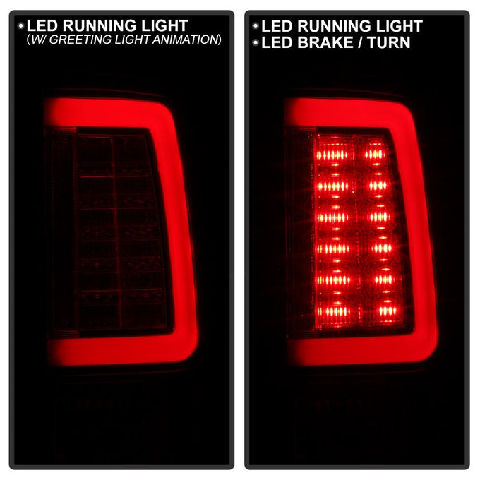 Black LED Tail Lights <br>13-18 Ram 2500 3500 1500