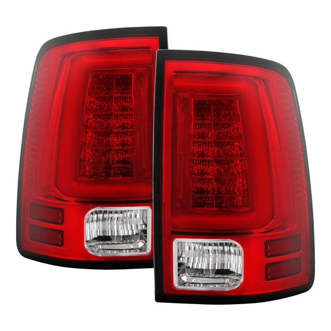 Red Clear LED Tail Lights <br>13-18 Ram 2500 3500 1500