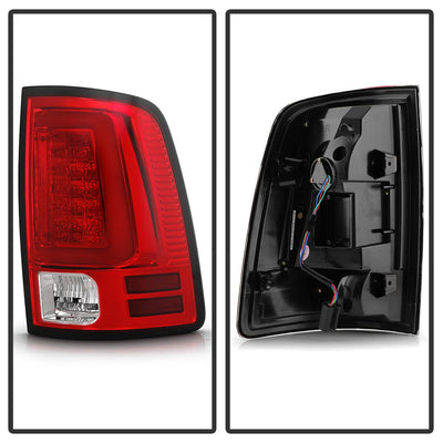 Red Clear LED Tail Lights <br>13-18 Ram 2500 3500 1500