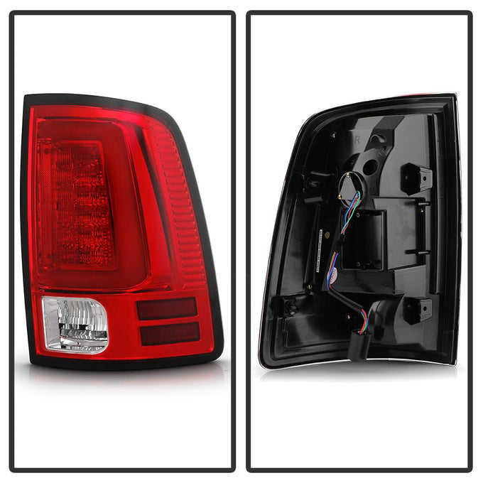 Red Clear LED Tail Lights <br>13-18 Ram 2500 3500 1500