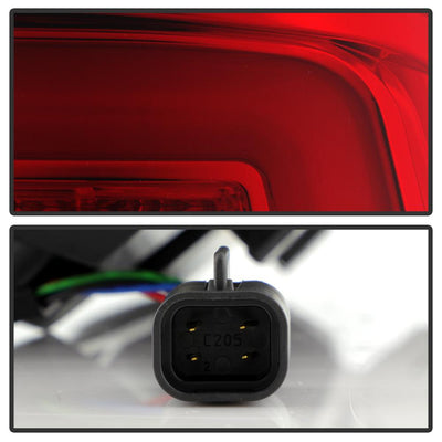 Red Clear LED Tail Lights <br>13-18 Ram 2500 3500 1500