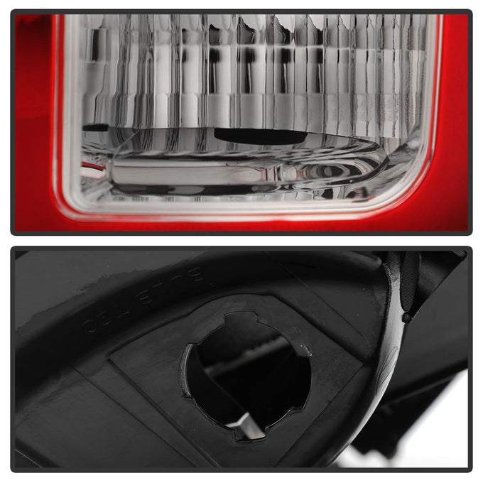 Red Clear LED Tail Lights <br>13-18 Ram 2500 3500 1500