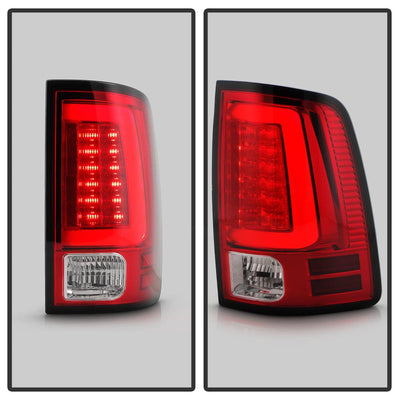 Red Clear LED Tail Lights <br>13-18 Ram 2500 3500 1500