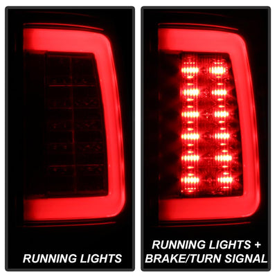 Red Clear LED Tail Lights <br>13-18 Ram 2500 3500 1500