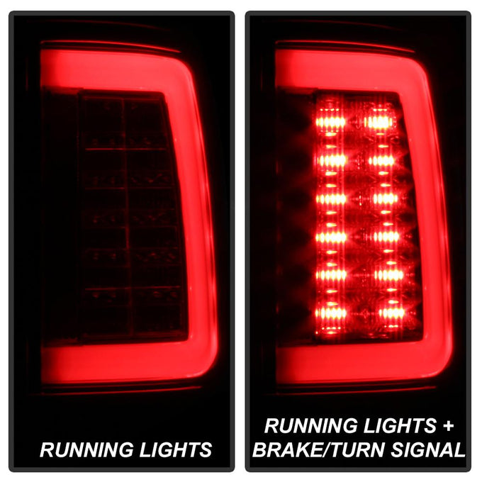 Red Clear LED Tail Lights <br>13-18 Ram 2500 3500 1500
