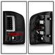 Version 3 Black Light Bar LED Tail Lights <br>07-13 Chevy Silverado 1500 2500 HD 3500 HD