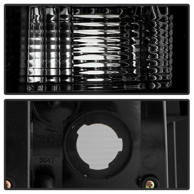 Version 3 Black Smoke Light Bar LED Tail Lights <br>07-13 Chevy Silverado 1500 2500 HD 3500 HD