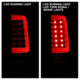 Version 3 Red Clear Light Bar LED Tail Lights <br>07-13 Chevy Silverado 1500 2500 HD 3500 HD