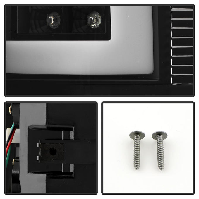 Version 3 Black Light Bar LED Tail Lights <br>02-06 Dodge Ram 1500 03-06 Dodge Ram 3500 Ram 2500