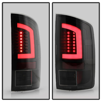 Version 3 Black Light Bar LED Tail Lights <br>02-06 Dodge Ram 1500 03-06 Dodge Ram 3500 Ram 2500