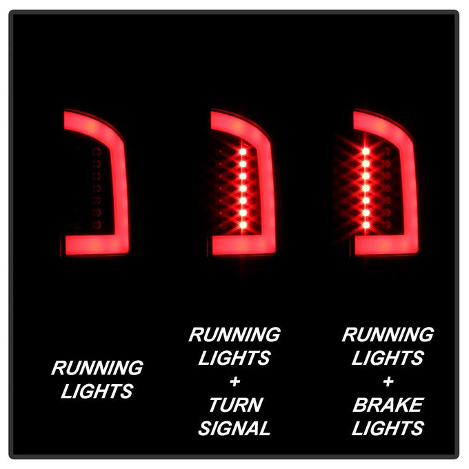 Version 3 Black Light Bar LED Tail Lights <br>02-06 Dodge Ram 1500 03-06 Dodge Ram 3500 Ram 2500