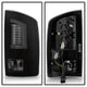 Version 3 Black Smoke Light Bar LED Tail Lights <br>02-06 Dodge Ram 1500 03-06 Dodge Ram 3500 Ram 2500