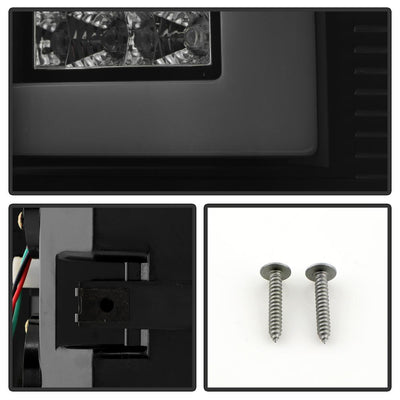 Version 3 Black Smoke Light Bar LED Tail Lights <br>02-06 Dodge Ram 1500 03-06 Dodge Ram 3500 Ram 2500