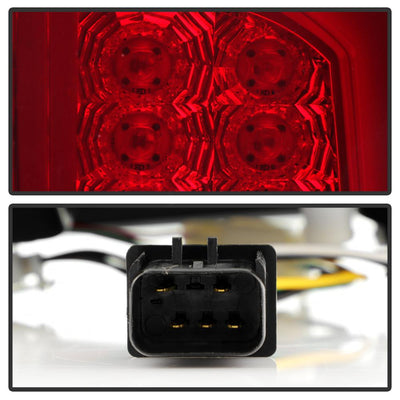 Version 3 Red Clear Light Bar LED Tail Lights <br>02-06 Dodge Ram 1500 03-06 Dodge Ram 3500 Ram 2500