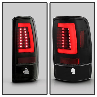 Version 2 Black LED Tail Lights <br>00-06 Chevy Suburban Tahoe, GMC Yukon Yukon XL 2500