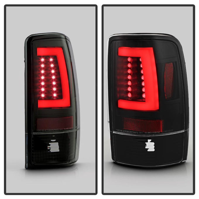 Version 2 Black LED Tail Lights <br>00-06 Chevy Suburban Tahoe, GMC Yukon Yukon XL 2500
