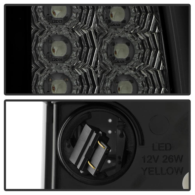 Version 2 Black Smoke LED Tail Lights <br>00-06 Chevy Suburban Tahoe, GMC Yukon Yukon XL 2500