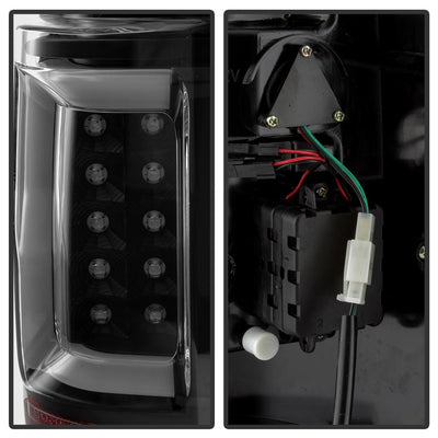 Version 2 Black LED Tail Lights <br>04-08 Ford F-150