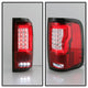 Version 2 Red Clear LED Tail Lights <br>04-08 Ford F-150