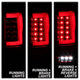 Version 2 Red Clear LED Tail Lights <br>04-08 Ford F-150
