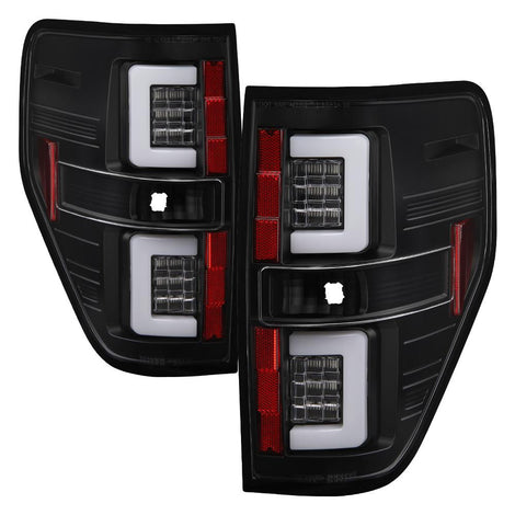 Version 2 Black LED Tail Lights <br>09-14 Ford F-150