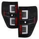 Version 2 Black LED Tail Lights <br>09-14 Ford F-150